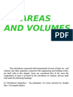 Areas and Volumes