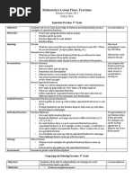 Fractions Lesson Plans PDF