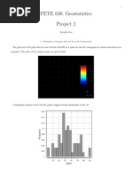 Geostatistics Project 2 (PETE 630)