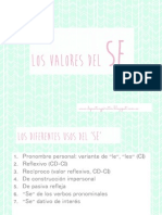 Valores SE