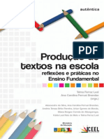 PRODUÇÃO DE TEXTOS NA ESCOLA - Ceel