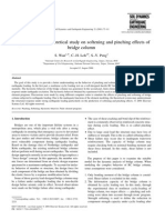 Experimental and Theoretical Study On Softening and Pinching Effects of Bridge Column