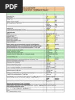 Tube Settler - Calculation
