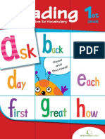 Reading Phonics Vocabulary Workbook