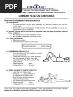 Lumbar Flexion Exercises