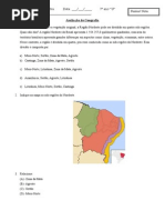 Avaliação Sobre A Região Nordeste