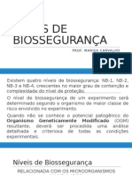 Níveis de Biossegurança