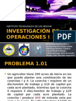 Investigación de Operaciones I