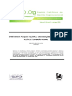 Lima - 2005 - O Metodo de Pesquisa Ação Nas Organizações PDF