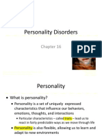 Abnormal Psychology Chapter 16 - Personality Disorders