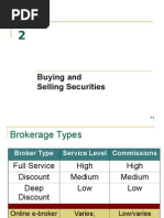 Buying and Selling Securities