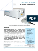 Paradise Datacom Fiber Optic Interface For Compact Outdoor SSPAs 205489 RevN