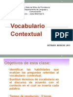 Lenguaje y Comunicacion. Lexico Contextual