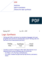 Synthesis vs. Compilation - Descriptions Mapped To Hardware - Verilog Design Patterns For Best Synthesis