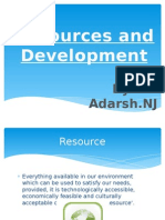 Resources and Development: by Adarsh - NJ