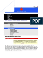 Quota Sampling Technique