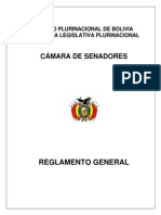 Reglamento Del Senado de Bolivia