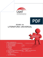 Sílabo de Literatura Universal 2015-I