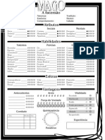 Ficha de Mago A Ascensão - 2 Edição PDF