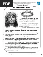 La Semana Santa Folleto para Leer y Trabajar