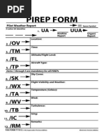 Pirep Form: /OV /TM /FL /SK /TP /WX /TA /WV /TB /IC /RM