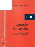 CJ 35, Ignacio de Loyola, Un Pedagogo Del Misterio de La Justicia - Javier Melloni Ribas