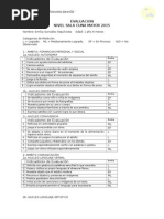 EVALUACION Diagnóstica Sala Cuna Mayor