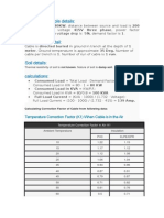 Electrical Example Details:: Permissible Voltage Drop