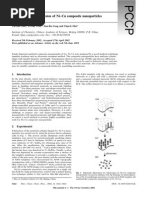 Preparation and Dispersion of Ni-Cu Composite Nanoparticles