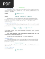 Glosario de Ecuaciones Diferenciales