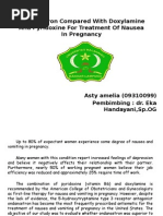 Ondansetron Compared With Doxylamine