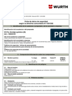 Msds Anclaje Quimico Wpro Wurth