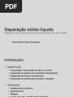 Cap 2 Separação Solido Liquido