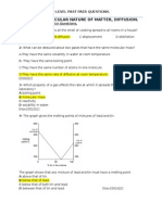 Particular Nature of Matter, Diffusion