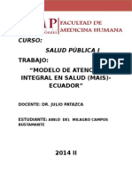 Modelo Integrador de Atención de La Salud de Salud