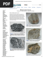 Metamorphic Rocks - Pictures of Foliated and Non-Foliated Types