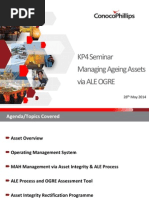 Managing Ageing Assets Via ALE OGRE - Mike Spalding - ConocoPhillips UK Limited