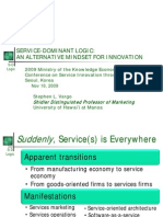 Service-Dominant Logic: An Alternative Mindset For Innovation