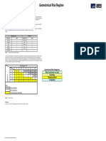 Appendix C Geo Tech Risk Reg