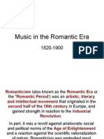 Romantic Era History