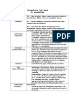 Alverno Lesson Plan Format By: Amanda Dlugi