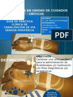 Canalización de Vía Venosa Periférica