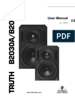 Behringer B2030a Manual 42697