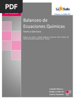 Balanceo de Ecuaciones Químicas PDF