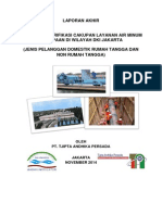 Kajian Dan Verifikasi Cakupan Layanan Air Minum Perpipaan DKI Jakarta Tahun 2014