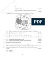 Biology Paper1 Questions and Answers Kcse 2013