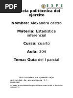 Guia#1 Castro Sanchez Alexandra Patricia Estadistica Inferencial I