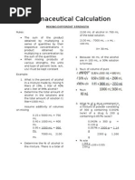 PCARE Calculation Notes