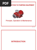 Pumps Introduction