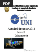 Manual Inventor 2013 - Nivel 1 - Laboratorio